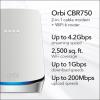 imageNETGEAR Orbi Cable Modem Router Combo Mesh System CBK752 DOCSIS 31  AX4200 WiFi 6 42 Gbps  Works with Xfinity Spectrum Cox ampamp More  Covers 5000 sqft 40 Devices  Free Expert Help1Pack