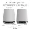 imageNETGEAR Orbi Cable Modem Router Combo Mesh System CBK752 DOCSIS 31  AX4200 WiFi 6 42 Gbps  Works with Xfinity Spectrum Cox ampamp More  Covers 5000 sqft 40 Devices  Free Expert Help2Pack