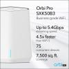 imageNETGEAR Orbi Pro WiFi 6 Triband Mesh System SXK80  Router with 1 Satellite Extender for Business or Home  Coverage up to 6000 sq ft and 60 Devices  AX6000 80211 AX up to 6Gbps Pack of 23Pack Router2 Satellites