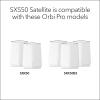 imageNETGEAR Orbi Pro WiFi 6 Triband Mesh System SXK80  Router with 1 Satellite Extender for Business or Home  Coverage up to 6000 sq ft and 60 Devices  AX6000 80211 AX up to 6Gbps Pack of 21Pack Satellite