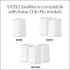 imageNETGEAR Orbi Pro WiFi 6 Triband Mesh System SXK80  Router with 1 Satellite Extender for Business or Home  Coverage up to 6000 sq ft and 60 Devices  AX6000 80211 AX up to 6Gbps Pack of 21Pack Satellite