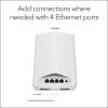 imageNETGEAR Orbi Pro WiFi 6 Triband Mesh System SXK80  Router with 1 Satellite Extender for Business or Home  Coverage up to 6000 sq ft and 60 Devices  AX6000 80211 AX up to 6Gbps Pack of 21Pack Satellite