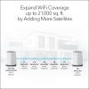 imageNETGEAR Orbi Pro WiFi 6 Triband Mesh System SXK80  Router with 1 Satellite Extender for Business or Home  Coverage up to 6000 sq ft and 60 Devices  AX6000 80211 AX up to 6Gbps Pack of 21Pack Satellite