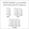 imageNETGEAR Orbi Pro WiFi 6 Triband Mesh System SXK80  Router with 1 Satellite Extender for Business or Home  Coverage up to 6000 sq ft and 60 Devices  AX6000 80211 AX up to 6Gbps Pack of 21Pack Satellite