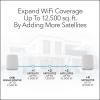 imageNETGEAR Orbi Whole Home TriBand Mesh WiFi 6 Addon Satellite RBS760  Works with Your Orbi WiFi 6 System  Security Features  Adds Coverage up to 2500 sq ft  AX5400 up to 54 GbpsAX5400