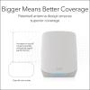 imageNETGEAR Orbi Whole Home TriBand Mesh WiFi 6 Addon Satellite RBS760  Works with Your Orbi WiFi 6 System  Security Features  Adds Coverage up to 2500 sq ft  AX5400 up to 54 GbpsAX5200