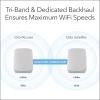 imageNETGEAR Orbi Whole Home TriBand Mesh WiFi 6 Addon Satellite RBS760  Works with Your Orbi WiFi 6 System  Security Features  Adds Coverage up to 2500 sq ft  AX5400 up to 54 GbpsAX5200