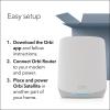 imageNETGEAR Orbi Whole Home TriBand Mesh WiFi 6 Addon Satellite RBS760  Works with Your Orbi WiFi 6 System  Security Features  Adds Coverage up to 2500 sq ft  AX5400 up to 54 GbpsAX3800