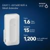 imageNETGEAR WiFi 6 Mesh Range Extender EAX15  Add up to 1500 sq ft 20 Devices with AX1800 DualBand Wireless Signal Booster ampamp Repeater up to 18 Gbps Speed WPA3 Security One WiFi Name16Gbps