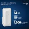 imageNETGEAR WiFi Mesh Range Extender EX5000  Covers up to 1000 sqft and 15 Devices with AC1200 Dual Band Wireless Signal Booster ampamp Repeater up to 1200 Mbps Speed  Compact Wall Plug DesignWiFi 6  16Gbps