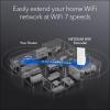 imageNETGEAR WiFi Mesh Range Extender EX5000  Covers up to 1000 sqft and 15 Devices with AC1200 Dual Band Wireless Signal Booster ampamp Repeater up to 1200 Mbps Speed  Compact Wall Plug DesignWiFi 7  36Gbps