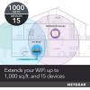 imageNETGEAR WiFi Mesh Range Extender EX5000  Covers up to 1000 sqft and 15 Devices with AC1200 Dual Band Wireless Signal Booster ampamp Repeater up to 1200 Mbps Speed  Compact Wall Plug DesignWiFi 5  12Gbps