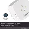 imageNETGEAR WiFi Mesh Range Extender EX5000  Covers up to 1000 sqft and 15 Devices with AC1200 Dual Band Wireless Signal Booster ampamp Repeater up to 1200 Mbps Speed  Compact Wall Plug DesignWiFi 5  12Gbps
