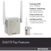 imageNETGEAR WiFi Mesh Range Extender EX6250  Covers up to 1500 sqft and 25 Devices with AC1750 Dual Band Wireless Signal Booster ampamp Repeater up to 1750 Mbps Speed Plus Mesh Smart RoamingWiFi 5  12Gbps