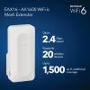 imageNETGEAR WiFi Mesh Range Extender EX6400  Add up to 2100 sq ft 35 Devices  AC1900 Dual Band Wireless Signal Booster ampamp Repeater up to 19 Gbps Speed Smart Roaming  Free Expert HelpWiFi 6  24Gbps