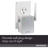 imageNETGEAR WiFi Range Extender EX2700  Coverage Up to 800 Sq Ft and 10 Devices with N300 Wireless Signal Booster ampamp Repeater Up to 300Mbps Speed and Compact Wall Plug Design