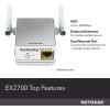 imageNETGEAR WiFi Range Extender EX2700  Coverage Up to 800 Sq Ft and 10 Devices with N300 Wireless Signal Booster ampamp Repeater Up to 300Mbps Speed and Compact Wall Plug Design