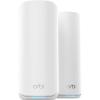 imageNETGEAR Orbi 870 Series TriBand WiFi 7 Mesh System RBE873  Router  2 Satellite Extenders Security Features Up to 21 Gbps Covers Up to 9000 Sq Ft 150 Devices 10 Gig Internet Port BE21000WiFi 7