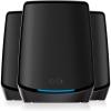 imageNETGEAR Orbi TriBand WiFi 6 Mesh System RBK863SB  Router  2 Satellite Extenders  Security Features  Covers up to 8000 sq ft 100 Devices  10 Gig Internet Port  AX6000 up to 6Gbps  Black