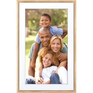 imageCanvas II  the Smart Art Frame with 27 in HD Digital Canvas that Renders Images and Photography in Lifelike Detail  19X29 Black Frame  WiFiConnected  Powered by NETGEAR MC327BL16x24 Light Wood Frame