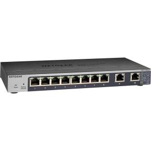 imageNETGEAR 10Port Gigabit10G Ethernet Plus Switch GS110EMX  Managed with 8 x 1G 2 x 10GMultigig Desktop Wall or Rackmount and Limited Lifetime ProtectionPlus