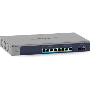 imageNETGEAR 10Port PoE Gigabit Ethernet Smart Switch GS110TP  Managed with 8 x PoE  55W 2 x 1G SFP Optional Insight Cloud Management Desktop or Wall Mount and Limited Lifetime ProtectionSmart