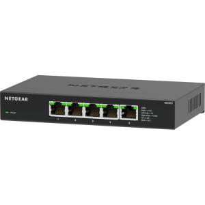 imageNETGEAR 5Port MultiGigabit Ethernet Unmanaged Essentials Network Switch MS305  with 5 x 1G25G Desktop or Wall Mount and Limited 3 Year Protection5 Port  25 Gigabit