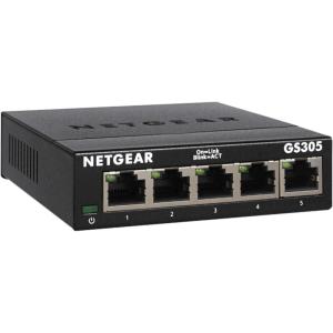 imageNETGEAR 5Port MultiGigabit Ethernet Unmanaged Essentials Network Switch MS305  with 5 x 1G25G Desktop or Wall Mount and Limited 3 Year Protection5 Port