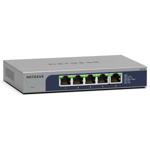 imageNETGEAR 5Port MultiGigabit Ethernet Unmanaged Network Switch MS105  with 5 x 1G25G Desktop or Wall Mount and Limited Lifetime Protection