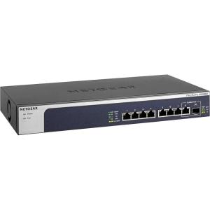 imageNETGEAR 8Port 10G MultiGigabit Ethernet Unmanaged Switch XS508M  with 1 x 10G SFP Desktop or Rackmount and Limited Lifetime Protection8 port  MultiGig  1xSFP