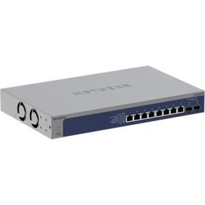 imageNETGEAR 8Port 10G MultiGigabit Ethernet Unmanaged Switch XS508M  with 1 x 10G SFP Desktop or Rackmount and Limited Lifetime Protection8 port  MultiGig  2xSFP  Managed