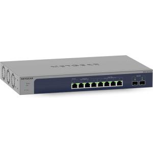 imageNETGEAR 8Port Gigabit Ethernet Smart Switch GS108T  Managed with 1 x PD Port Optional Insight Cloud Management Desktop or Wall Mount Silent Operation and Limited Lifetime ProtectionSmart