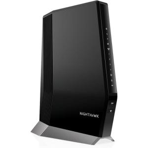 imageNETGEAR Nighthawk Cable Modem and WiFi 6 Router Combo CAX80  Compatible with All Major Cable Providers incl Xfinity Spectrum Cox  Cable Plans up to 6Gbps  AX6000 WiFi 6 Speed  DOCSIS 3185L x 43W x 104H