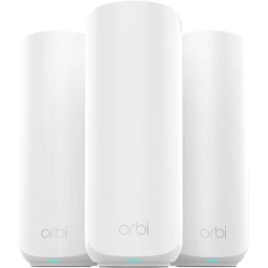 imageNETGEAR Orbi 370 Series DualBand WiFi 7 Mesh Network System for Home RBE372  Wireless Router  1 Extender Security Features 5 Gbps Covers 4000 sqft 70 Devices 25GB Internet Port BE5000WiFi 7  3Pack