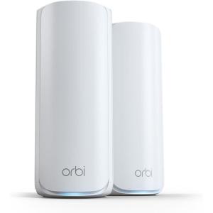 imageNETGEAR Orbi 770 Series TriBand WiFi 7 Mesh Network System RBE772  Router  1 Satellite Extender Security Features Up to 11Gbps Covers up to 5500 sqft 100 Devices 25 Gig Internet PortWiFi 7