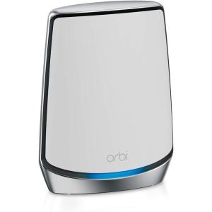 imageNETGEAR Orbi 970 Series QuadBand WiFi 7 Mesh Network System RBE973S Router  2 Satellite Extenders Security Features Up to 27Gbps Covers Up to 10000 sq ft 200 Devices 10 Gig Internet PortWiFi 6