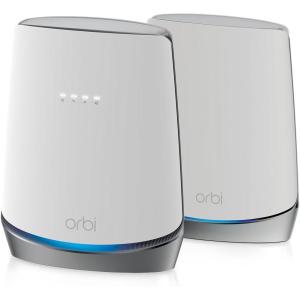 imageNETGEAR Orbi Cable Modem Router Combo Mesh System CBK752 DOCSIS 31  AX4200 WiFi 6 42 Gbps  Works with Xfinity Spectrum Cox ampamp More  Covers 5000 sqft 40 Devices  Free Expert Help2Pack