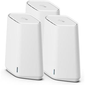 imageNETGEAR Orbi Pro WiFi 6 Triband Mesh System SXK80  Router with 1 Satellite Extender for Business or Home  Coverage up to 6000 sq ft and 60 Devices  AX6000 80211 AX up to 6Gbps Pack of 23Pack Router2 Satellites