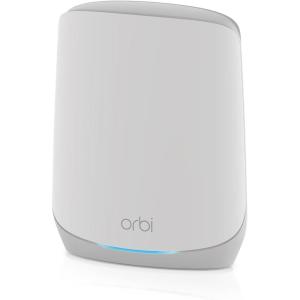 imageNETGEAR Orbi Whole Home TriBand Mesh WiFi 6 Addon Satellite RBS760  Works with Your Orbi WiFi 6 System  Security Features  Adds Coverage up to 2500 sq ft  AX5400 up to 54 GbpsAX5400