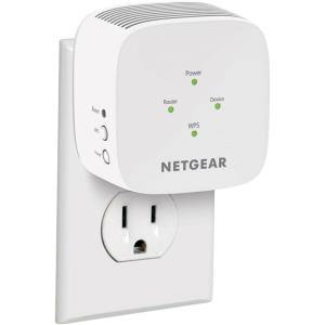 imageNETGEAR WiFi Mesh Range Extender EX5000  Covers up to 1000 sqft and 15 Devices with AC1200 Dual Band Wireless Signal Booster ampamp Repeater up to 1200 Mbps Speed  Compact Wall Plug DesignWiFi 5  12Gbps