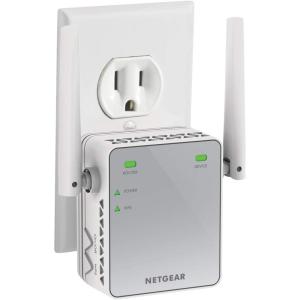 imageNETGEAR WiFi Range Extender EX2700  Coverage Up to 800 Sq Ft and 10 Devices with N300 Wireless Signal Booster ampamp Repeater Up to 300Mbps Speed and Compact Wall Plug Design