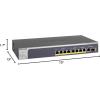 imageNETGEAR 10Port PoE 10G MultiGigabit Smart Switch MS510TXPP  Managed with 8 x PoE  180W 1 x 10G 1 x 10G SFP Desktop or Rackmount and Limited Lifetime Protection