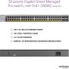 imageNETGEAR 16Port Gigabit Ethernet Smart Managed Pro PoE Switch GS516TP with 8 x PoE 76 W and 2xPD Ports DesktopRackmount and ProSAFE Lifetime Protection Renewed48 Port POE 760W 