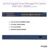 imageNETGEAR 18Port PoE Gigabit Ethernet Smart Switch GS716TPP  Managed with Insight Cloud Management 16 x PoE  300W 2 x 1G SFP DesktopRackmount and ProSAFE Lifetime Protection Renewed26 port  24xPoE 380W  2xSFP