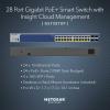 imageNETGEAR 28Port PoE Gigabit Ethernet Smart Switch GS728TXP Managed with 24 x PoE  190W 4 x 10G SFP Optional Insight Cloud Management Desktop or Rack Mount Limited Lifetime Protection