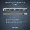 imageNETGEAR 48Port Gigabit Ethernet Smart Switch GS748T  Managed Optional 1 Year Insight Cloud Management with 2 x 1G SFP and 2 x 1G Combo Desktop or Rackmount and Limited Lifetime Protection