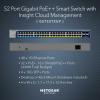 imageNETGEAR 52Port Ultra60 PoE Gigabit Ethernet Smart Switch GS752TXUP Managed with 32 x PoE and 16 x PoE  640W 4 x 10G SFP Optional Insight Cloud Management Desktop or Rack Mount