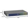 imageNETGEAR PoE Switch 16 Port Gigabit Ethernet Unmanaged Network Switch GS116PP  with 16 x PoE  183 W Desktop Wall Mount or Rackmount and Limited Lifetime Protection16 Port  8xPoE  8xPoE 380W  Unmanaged