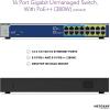 imageNETGEAR PoE Switch 16 Port Gigabit Ethernet Unmanaged Network Switch GS116PP  with 16 x PoE  183 W Desktop Wall Mount or Rackmount and Limited Lifetime Protection16 Port  8xPoE  8xPoE 380W  Unmanaged
