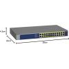 imageNETGEAR PoE Switch 16 Port Gigabit Ethernet Unmanaged Network Switch GS116PP  with 16 x PoE  183 W Desktop Wall Mount or Rackmount and Limited Lifetime Protection24 Port  24xPoE 300W  Unmanaged